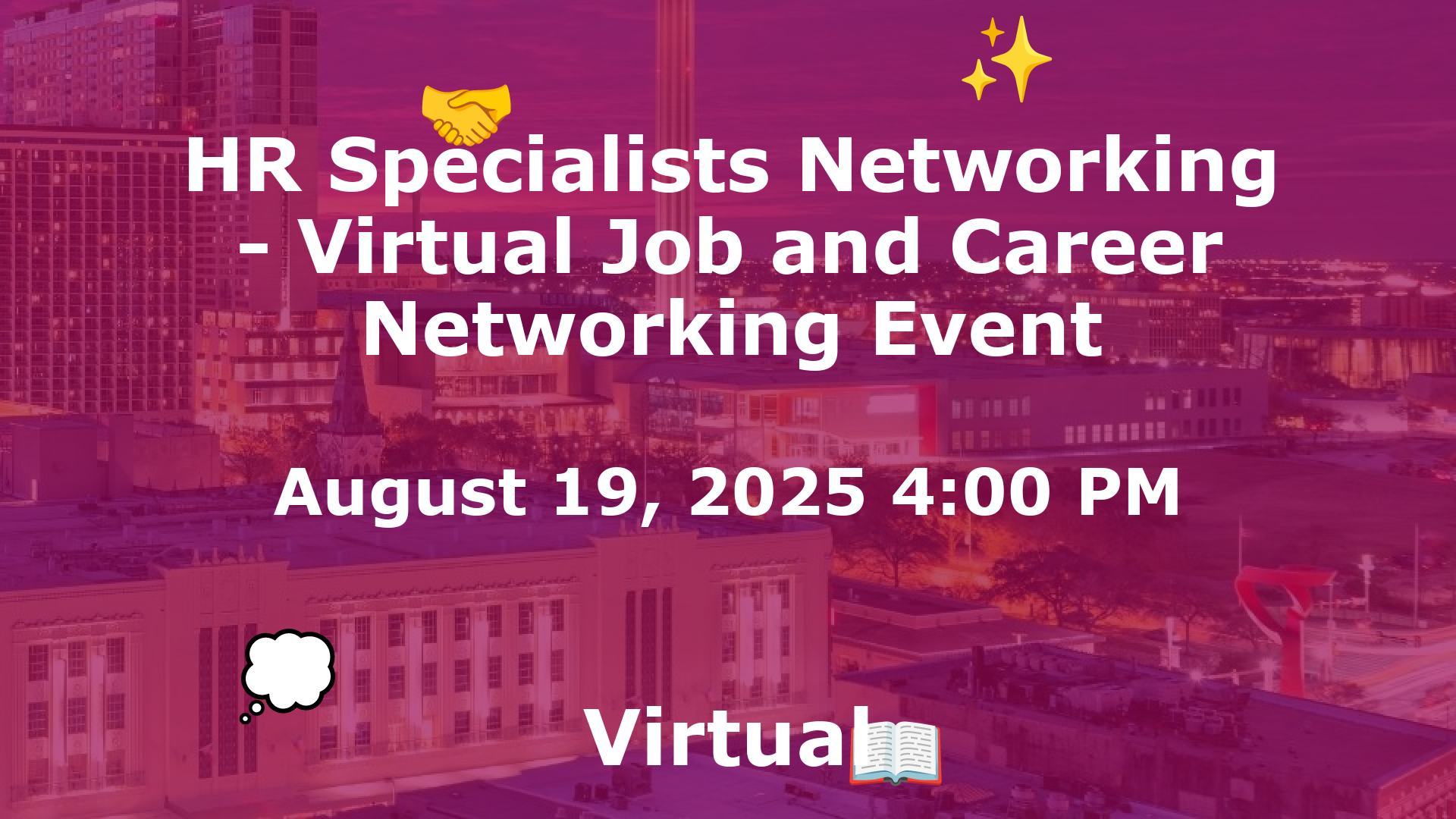 HR Specialists Networking - Virtual Job and Career Networking Event event image
